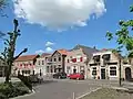 Nootdorp, view to a street: de Dorpsstraat