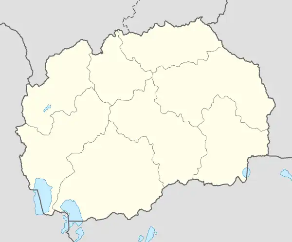 Struga is located in North Macedonia