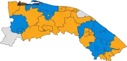 2023 results map