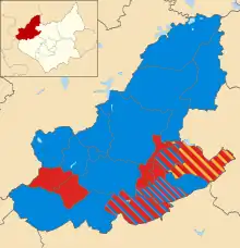 2011 results map