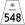 Highway 548 marker