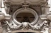 19th century Eclectic Classicist oculus of the Opéra-Théâtre de Clermont-Ferrand&nbsp;[fr], Clermont-Ferrand, France