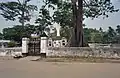 Cemetery gate before renovation