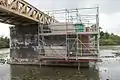 Renovation of the Moerputten Bridge in 2009.