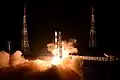PSLV C52 lifting off from First Launch Pad
