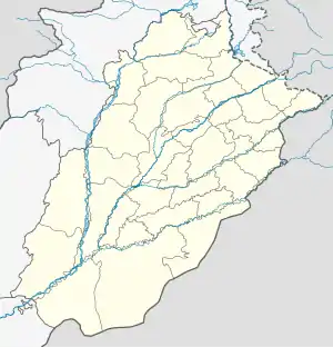 Chicken's Neck is located in Punjab, Pakistan