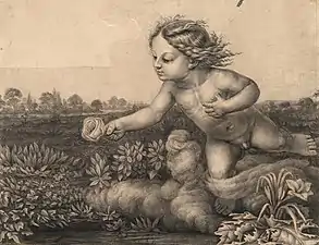 Study for The Great Morning (1809), chalk & pencil, 40.6 x 53.4&nbsp;cm.