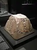 Fragment of a pyramidion; c.&nbsp;1600&nbsp;BC; from Thebes; British Museum (London)