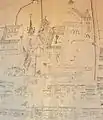 Village Plan in the stairs in the old library