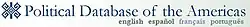 Location of 
Political Database of the Americas (PDBA)
 Base de Datos Políticos de las Américas&nbsp;(Spanish)
   La Base de Données Politiquesdes Amériques&nbsp;(French)
   Banco de Dados Políticos das Américas&nbsp;(Portuguese)