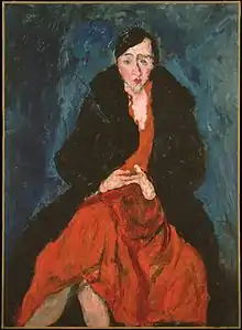 Portrait of Madeleine Castaing (c. 1929) oil on canvas, 100 × 73&nbsp;cm., Metropolitan Museum of Art, New York
