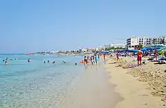 Paralimni's Protaras resort in July 2011
