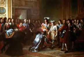 Image 34Recognition of the Duke of Anjou as King of Spain, under the name of Philip V , November 16, 1700 (from History of Spain)