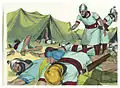 Many Assyrian soldiers died in their camp