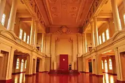 Image 37Old Senate Hall with Estilo Tampinco style of carving and ornamentation (from Culture of the Philippines)