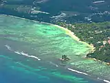 Souris Island in front of the University of Mahe