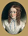 Gertrude Ann Barnardiston Yates (painted 1853)
