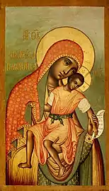 Virgin Eleousa of Kykkos(Simon Ushakov, 1626–1686)