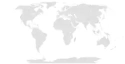 Map indicating locations of Singapore
and Taiwan