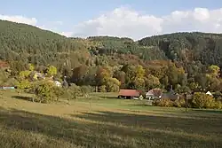View from the west