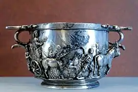 Skyphos with the Emperor Tiberius's triumph