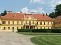 Main entrance of the Széchenyi Palace