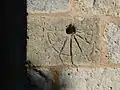Tide dial of St&nbsp;Peter's in St-Pierre-du-Palais, France