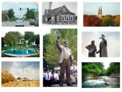 Images representing the city of Streator, Illinois