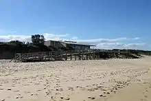 The Surf Life Saving Club, first stage rebuilt in 2015 at a cost of $2.6 million