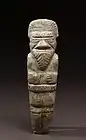 Ancestral figure; 1000–1550; brown stone; height: 18.1&nbsp;cm (7.1&nbsp;in), width: 4.8&nbsp;cm (1.8&nbsp;in); Walters Art Museum