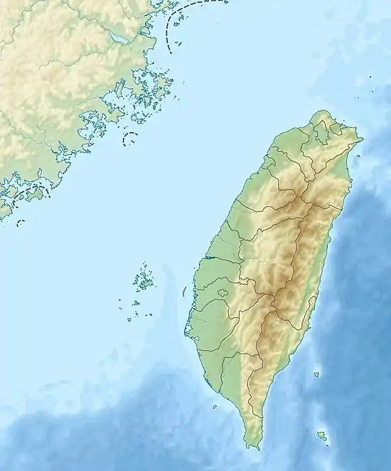 Beiding Island is located in Taiwan