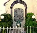 The Monument of Ivan Franko and the priest Vasyl Zahayevych