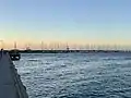 Middle Brighton Pier outside Yacht club