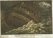 The Ville de Paris, foundering in the middle of the Atlantic Ocean