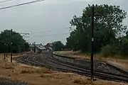 The former goods yard by Northallerton station