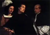 TitianThe Concert. 87 × 124&nbsp;cm.