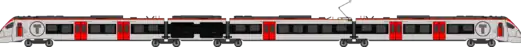 Transport for Wales Class 231 & 756 Stadler Flirt 3 Car Diagram