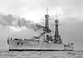 USS&nbsp;Nevada with lattice masts