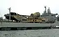 SS Chesapeake, (T-AOT-5084), Chesapeake amidships view of SALM