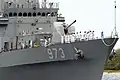 ROKS Yang Man-chun enters Pearl Harbor prior to RIMPAC 2008.