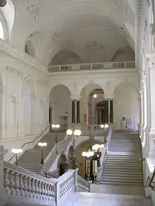 Image 28View of one of the main stairs (Hauptstiege) in the University of Vienna (from Culture of Austria)
