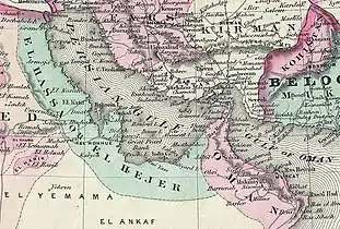 Image 261870 map of the Trucial Coast (from History of the United Arab Emirates)