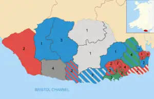 Vale of Glamorgan 2022 result map