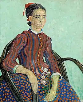 La Mousmé, July 1888Oil on canvas, 74 x 60&nbsp;cmNational Gallery of Art, Washington D.C.