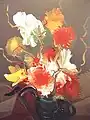 Vase of Flowers, 1971, (100*81&nbsp;cm, Acrylic on canvas)