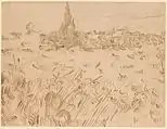 F1548 Wheatfield, Saint-Rémy de Provence, Morgan Library & Museum