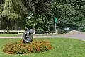 Vreden, sculpture near the Berkel