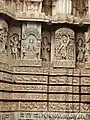 Close up of bas-relief