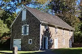 Stone barn by the Johnson Ferry House