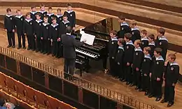 Image 27Wiener Sängerknaben (Vienna Boys' Chorus) during a concert at the Wiener Musikverein (from Culture of Austria)